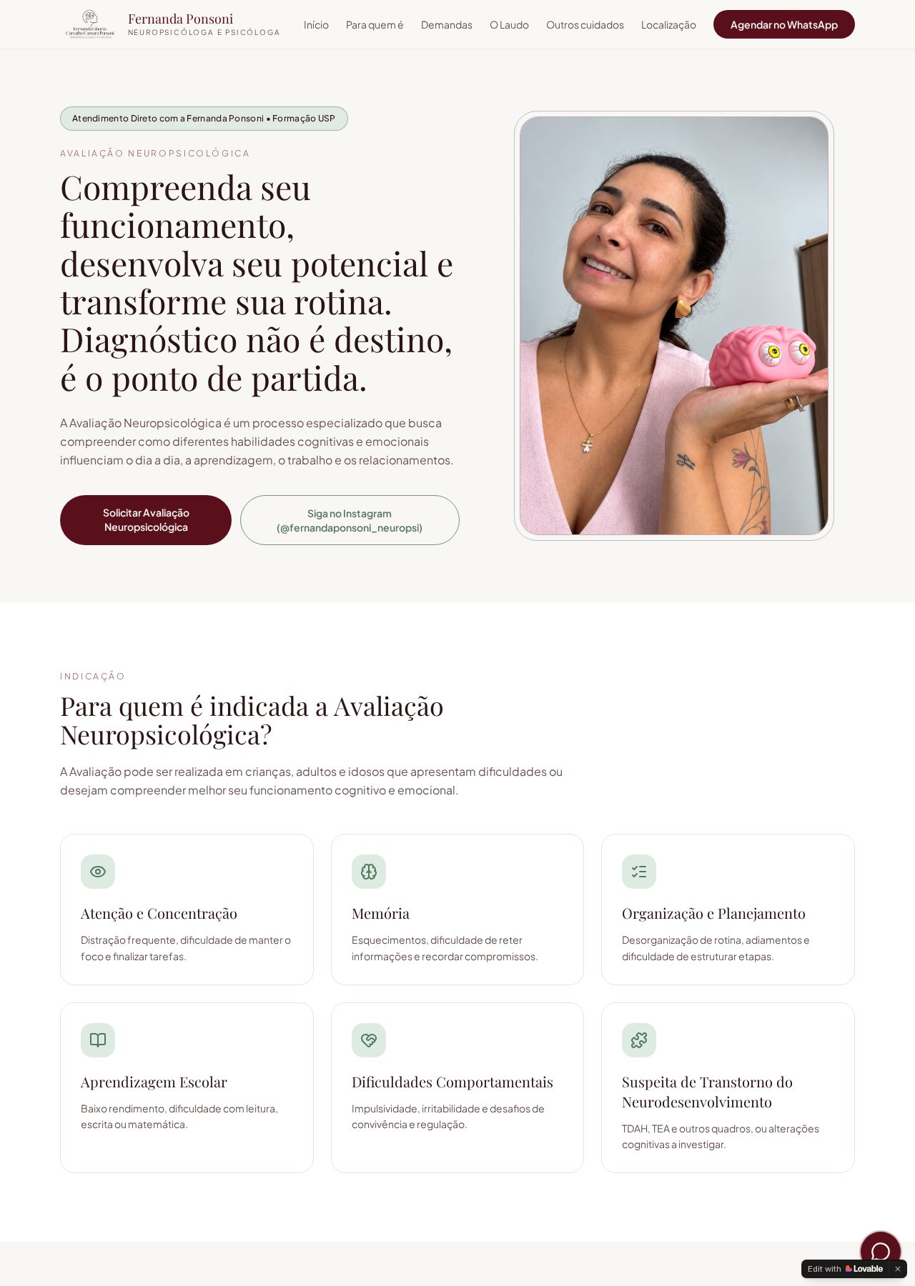 Página criada para Fernanda Ponsoni