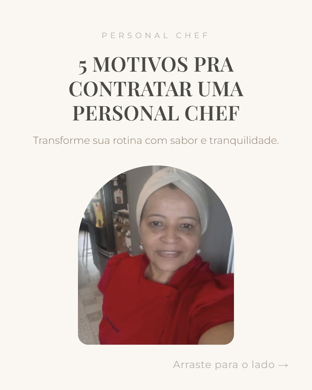 Capa: 5 motivos para contratar uma personal chef — Fran Alves